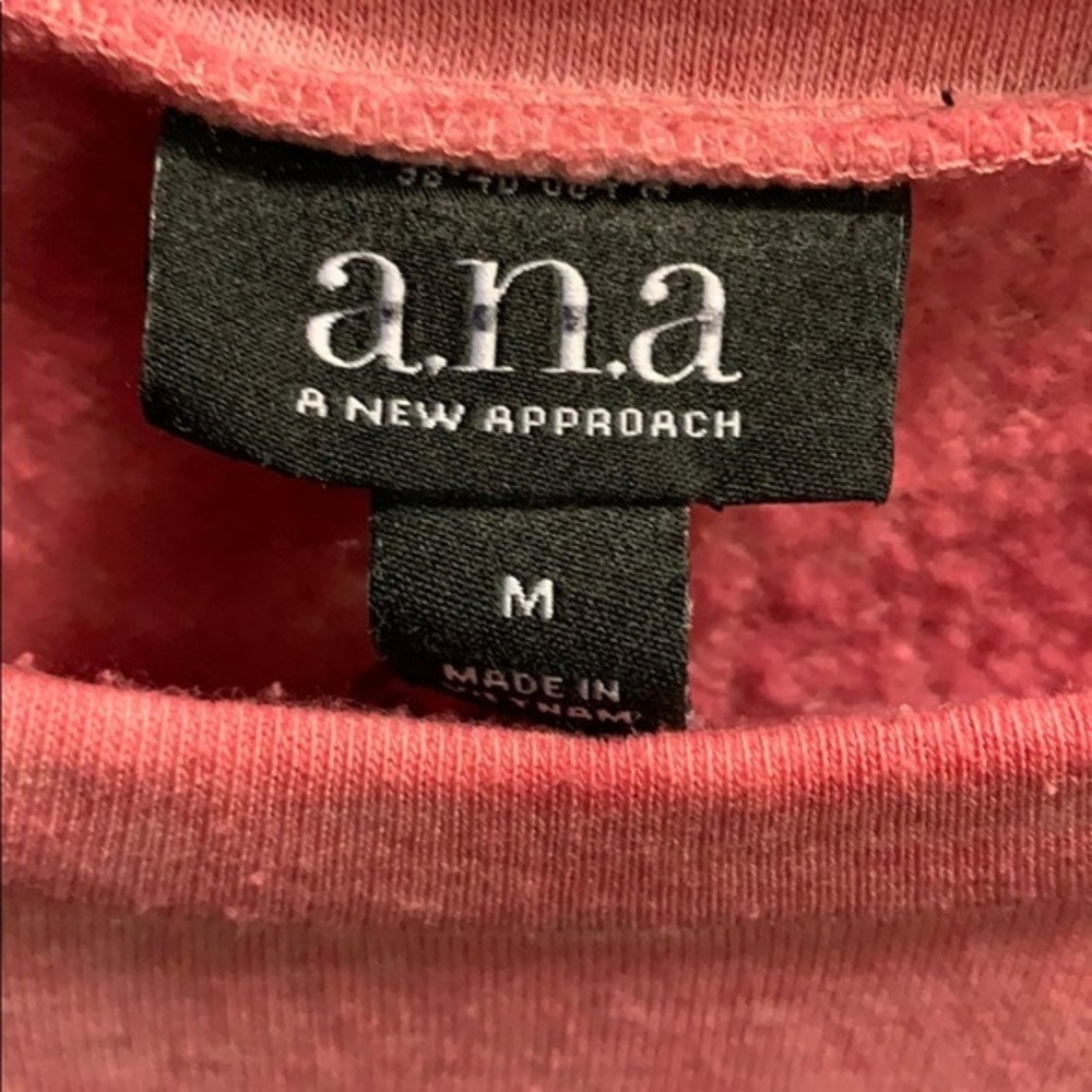 Pink Lace-Up Sides Sweatshirt Top - Picture 2 of 3